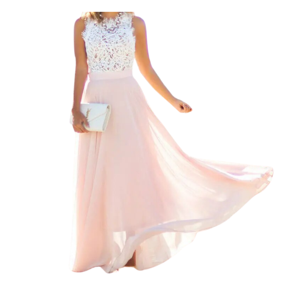 Robe en mousseline de dentelle Prairie Chic