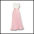 Robe en mousseline de dentelle Prairie Chic