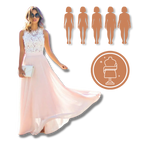 Robe en mousseline de dentelle Prairie Chic