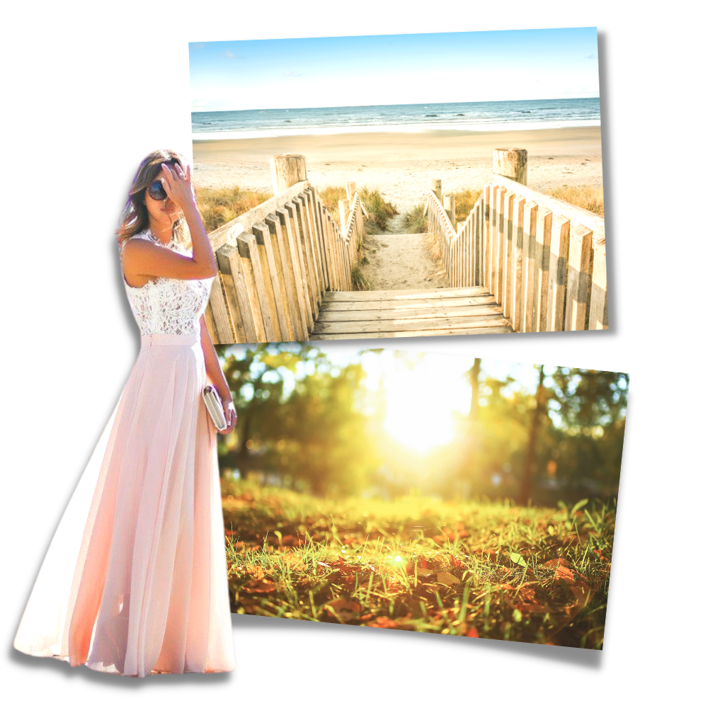 Robe en mousseline de dentelle Prairie Chic