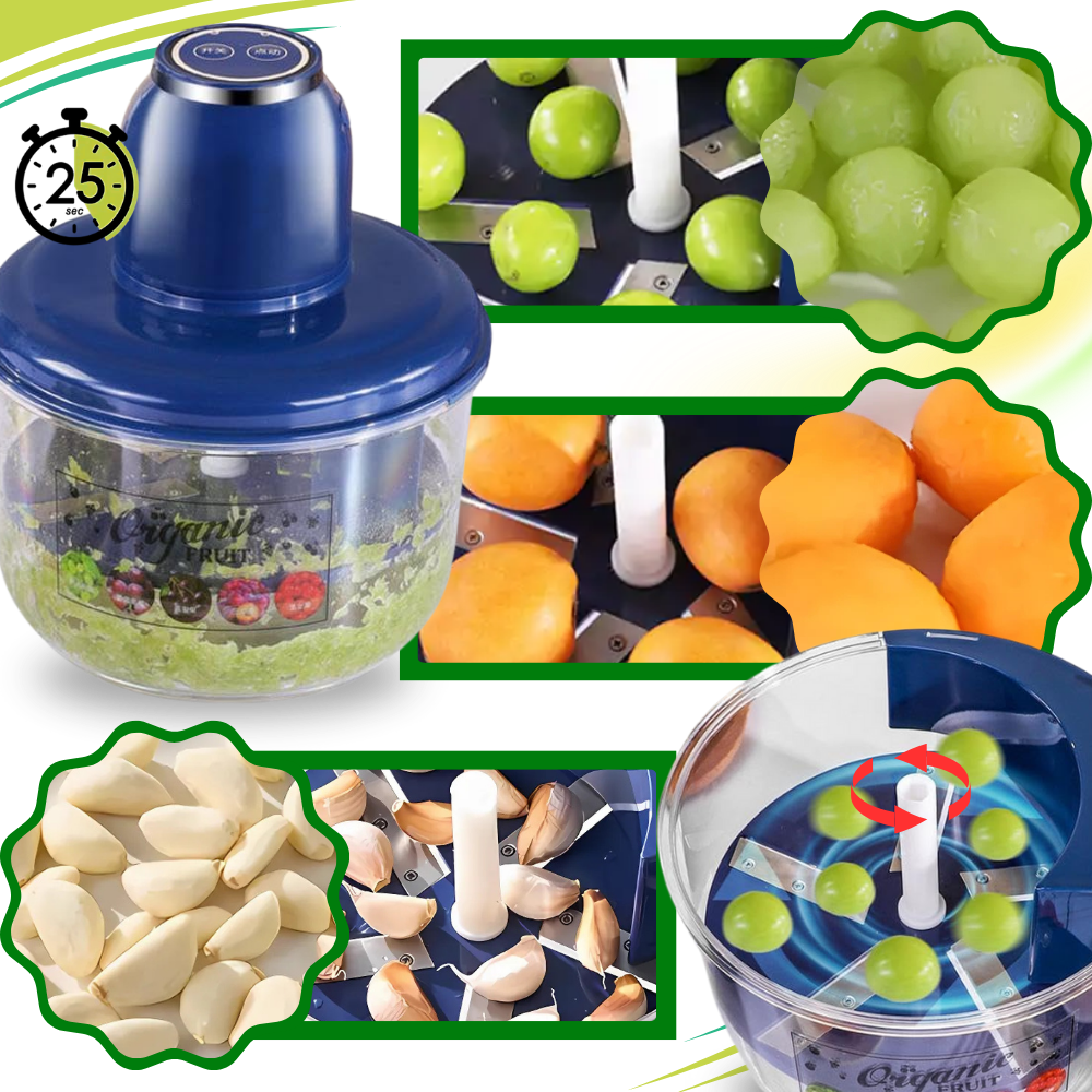 Éplucheur électrique de fruits à grappe