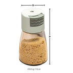 Salière et poivrière à poussoir précis