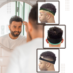 1x Bande Élastique Incurvée Coupe Cheveux Dégradé