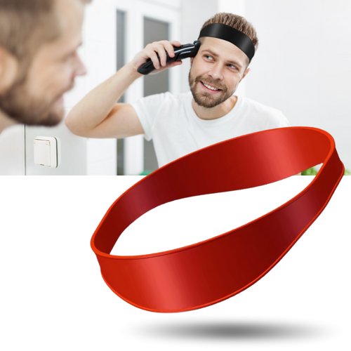 1x Bande Élastique Incurvée Coupe Cheveux Dégradé