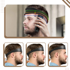 1x Bande Élastique Incurvée Coupe Cheveux Dégradé