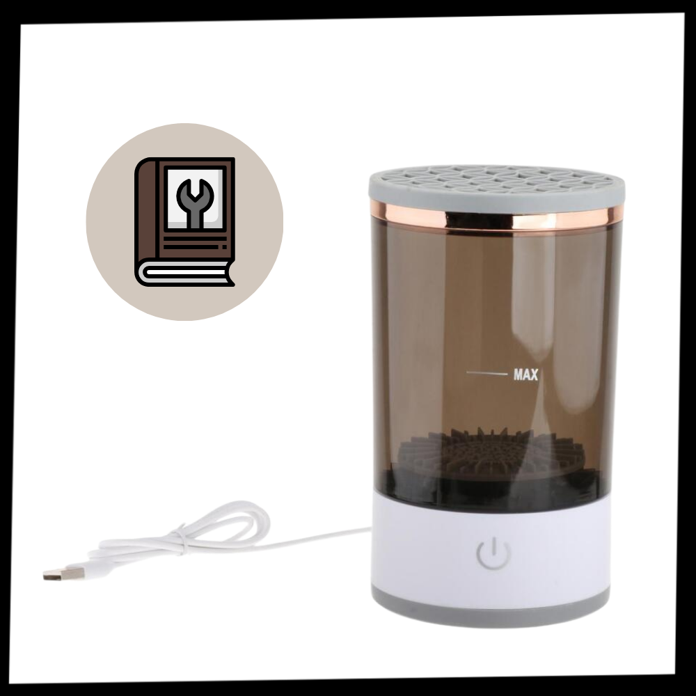 Nettoyeur de pinceaux électrique rapide et rechargeable