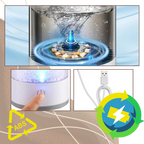 Nettoyeur de pinceaux électrique rapide et rechargeable