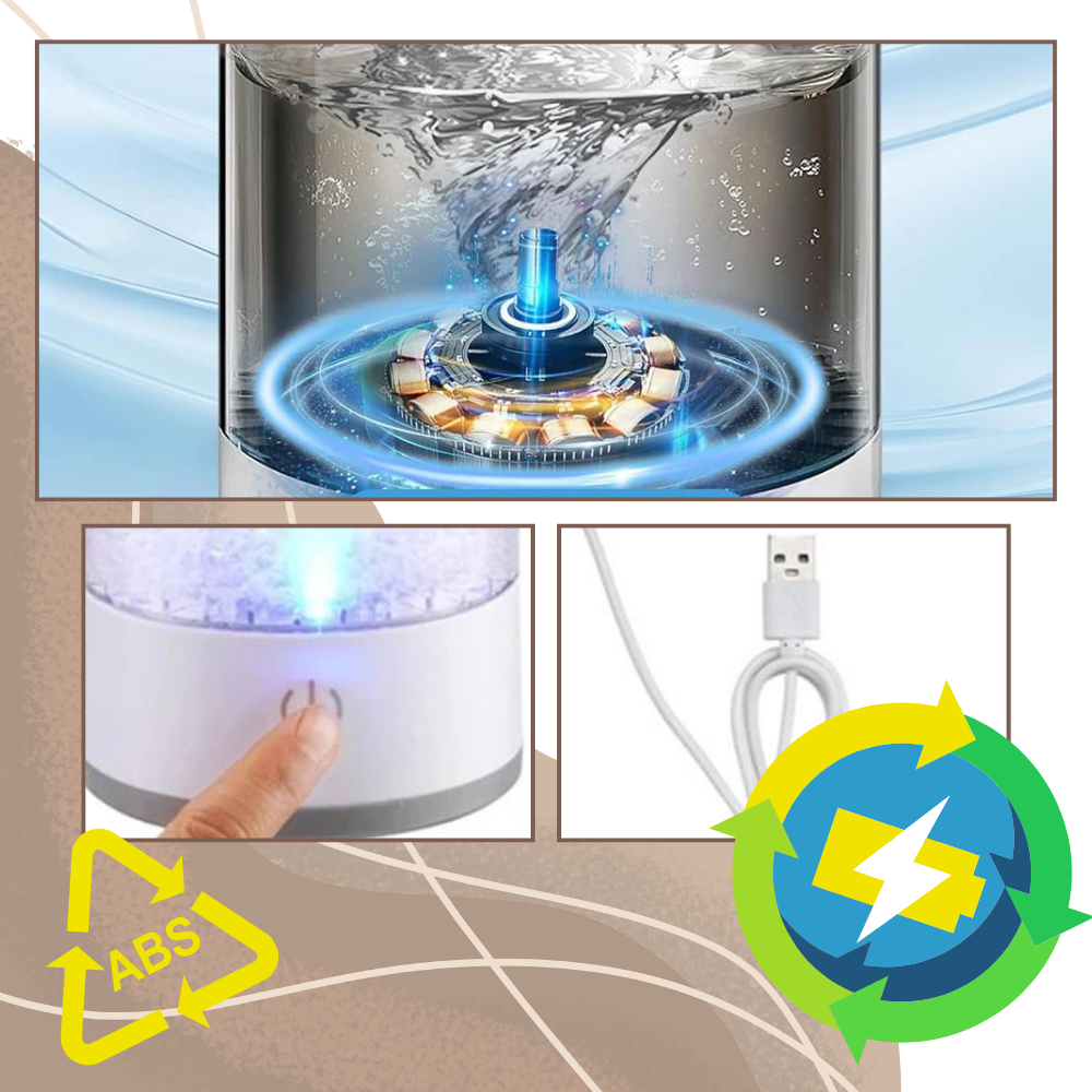 Nettoyeur de pinceaux électrique rapide et rechargeable