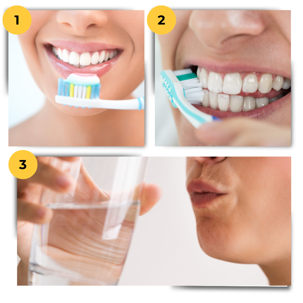 Dentifrice blanchisseur de dents et élimination rapide des taches