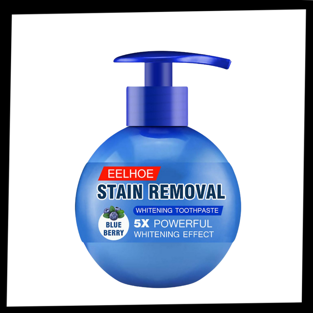 Dentifrice blanchisseur de dents et élimination rapide des taches