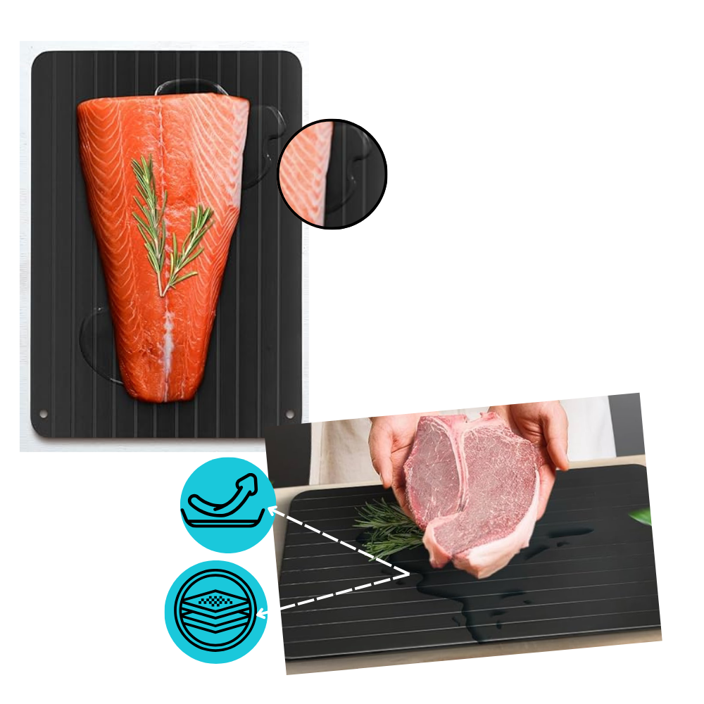 Plateau de décongélation rapide