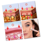 Bâton de soin du visage par lumière rouge