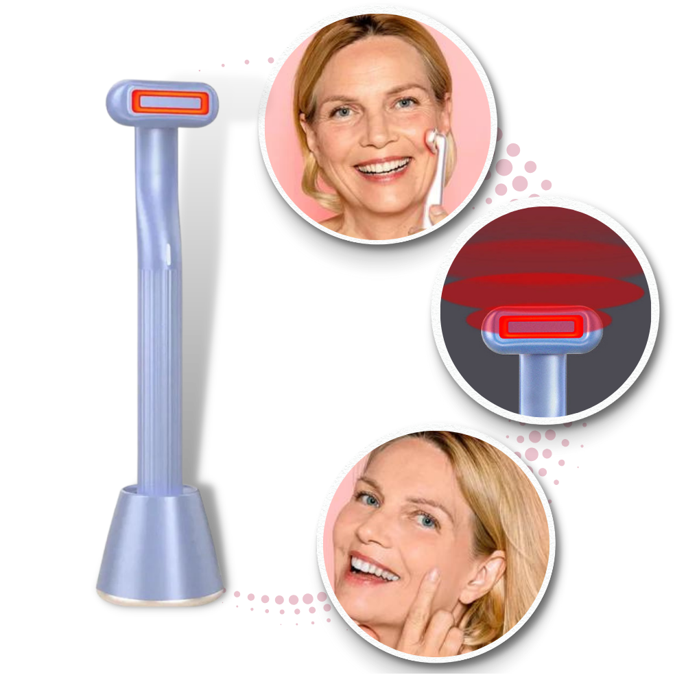 Bâton de soin du visage par lumière rouge