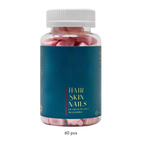 Gummies à la framboise enrichies en biotine