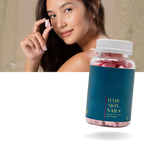 Gummies à la framboise enrichies en biotine