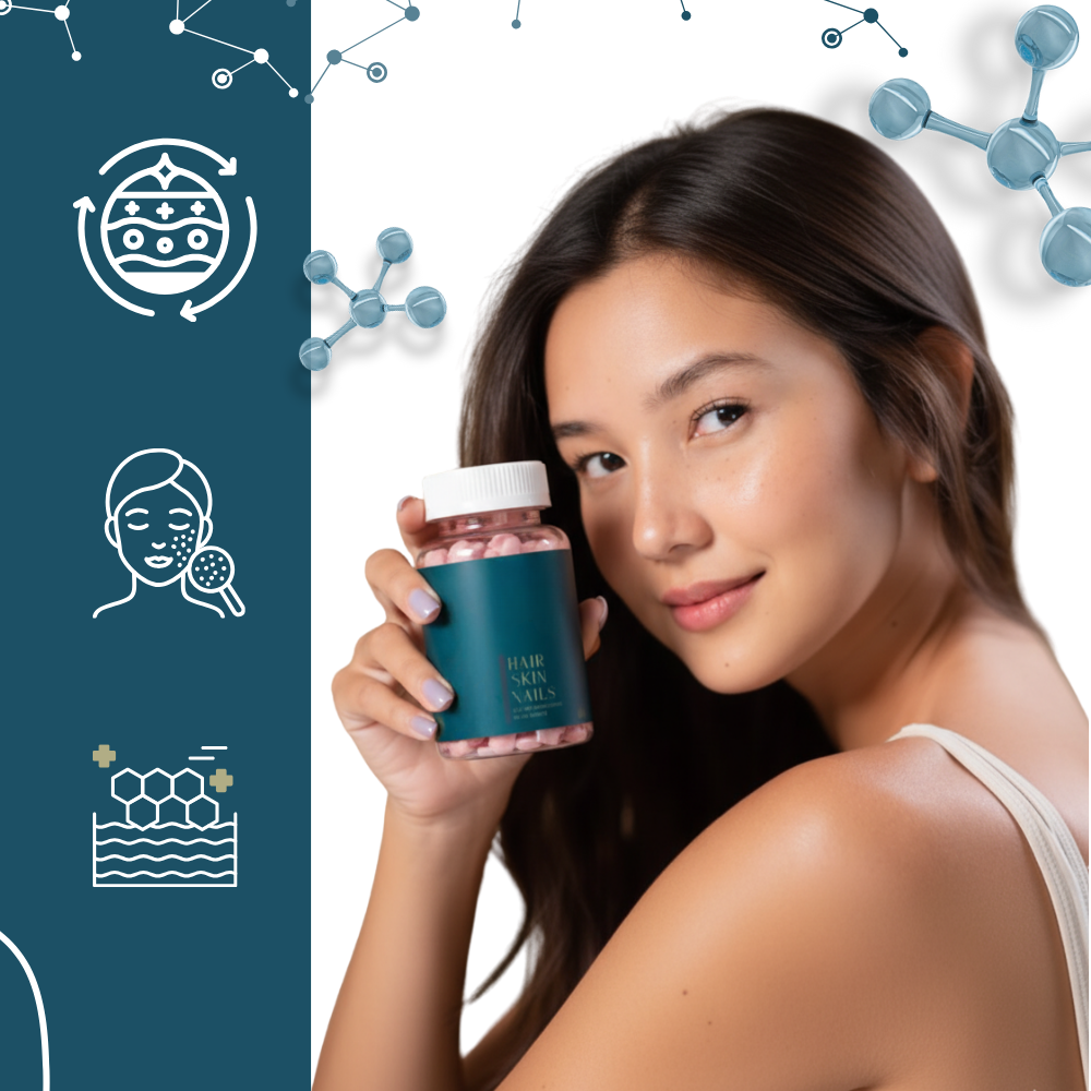 Gummies à la framboise enrichies en biotine