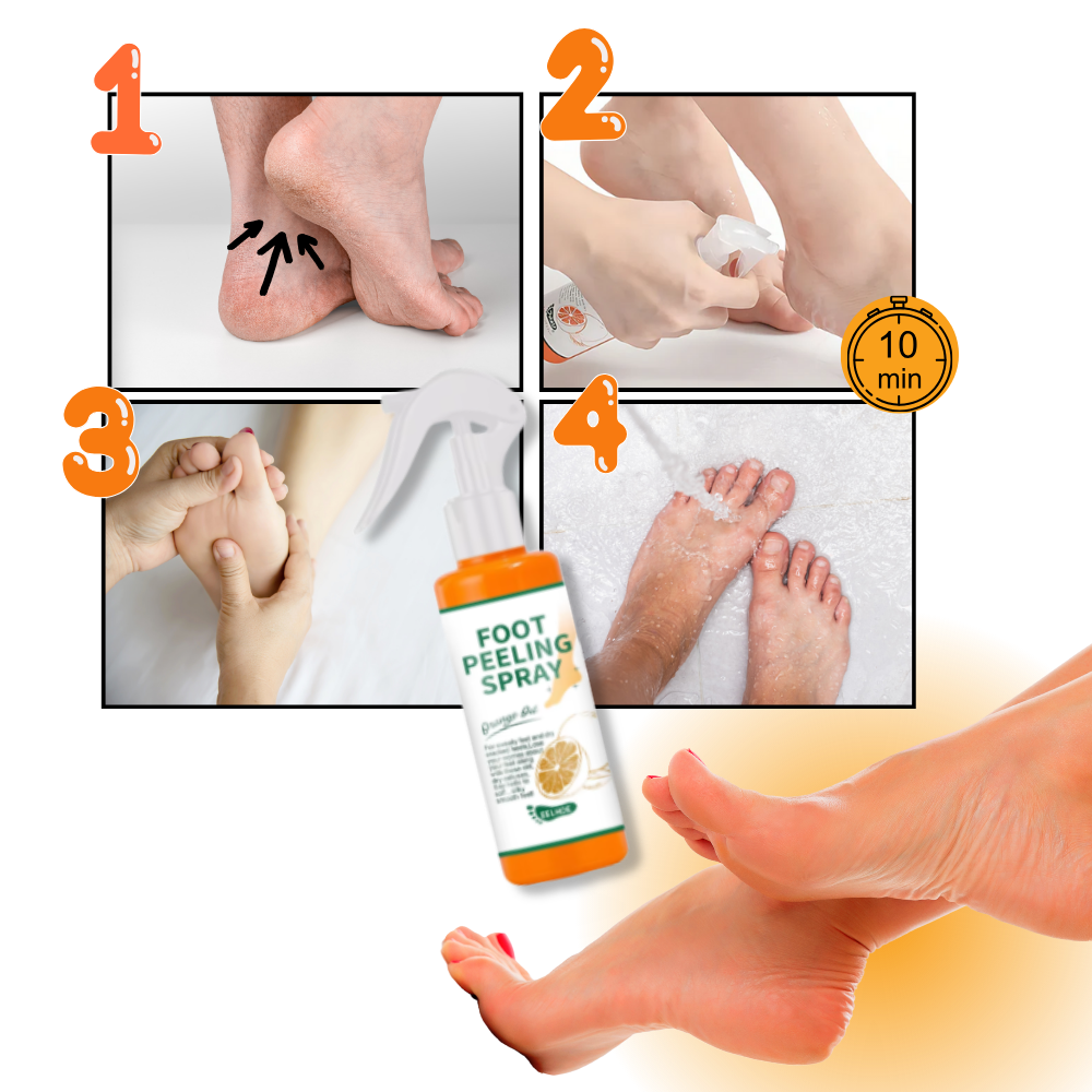 Spray revitalisant pour les pieds