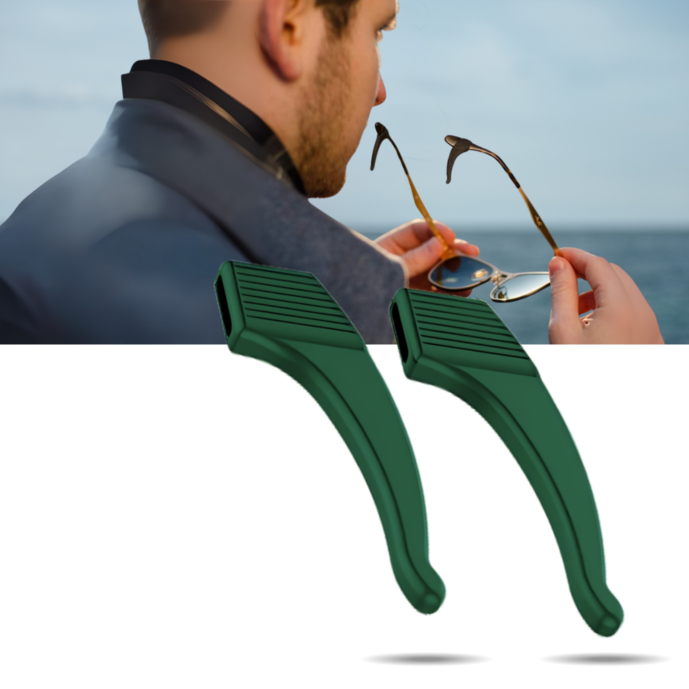 Crochets antidérapants pour lunettes