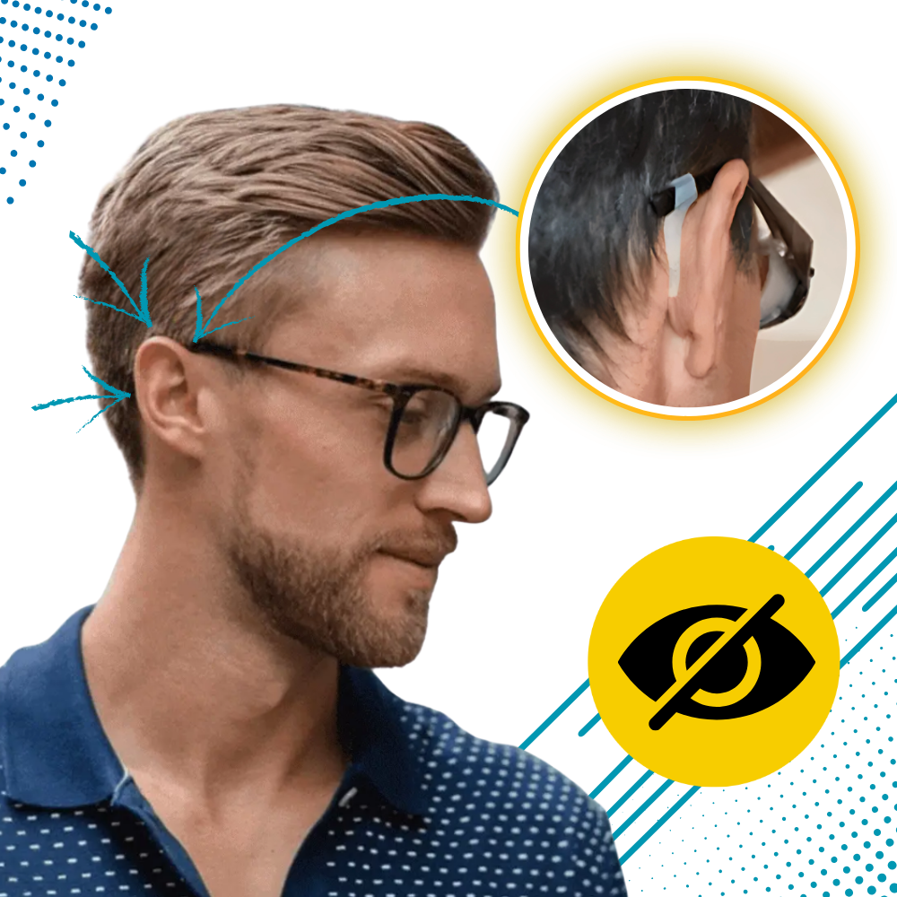 Crochets antidérapants pour lunettes