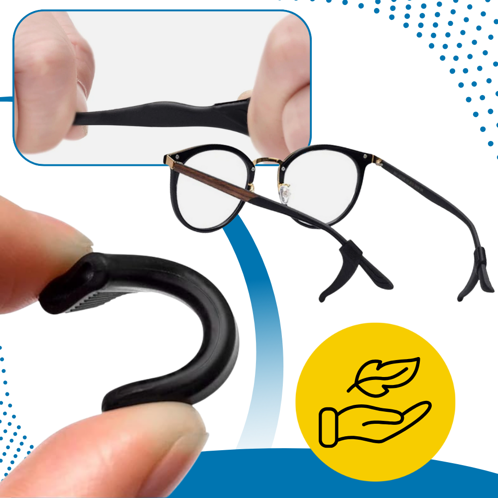 Crochets antidérapants pour lunettes