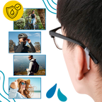 Crochets antidérapants pour lunettes