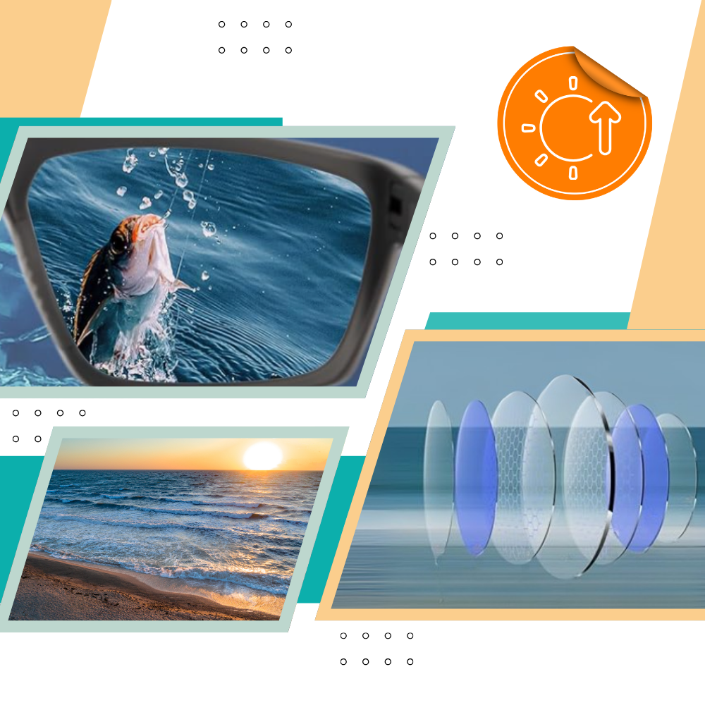 Lunettes polarisantes de pêche