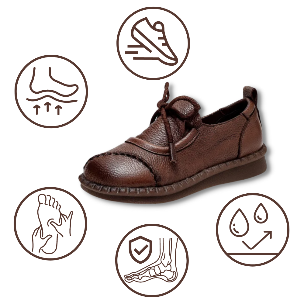 Mocassins à plate-forme absorbant les chocs