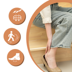 Coussinets pour pieds à absorption de chocs