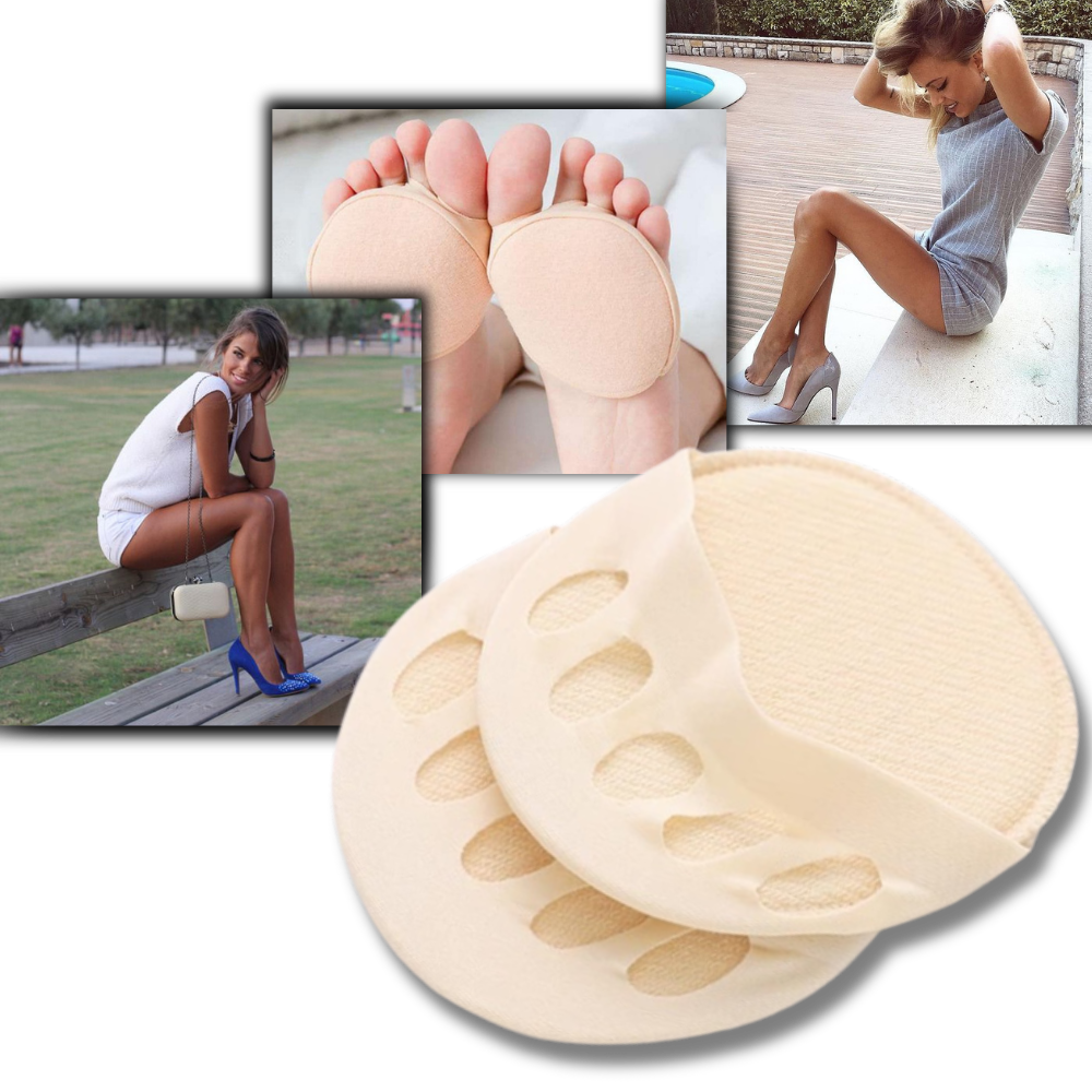 Coussinets pour pieds à absorption de chocs