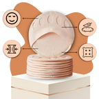 Coussinets pour pieds à absorption de chocs