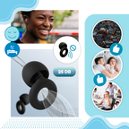 Bouchons d'oreille en silicone