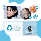 Bouchons d'oreille en silicone