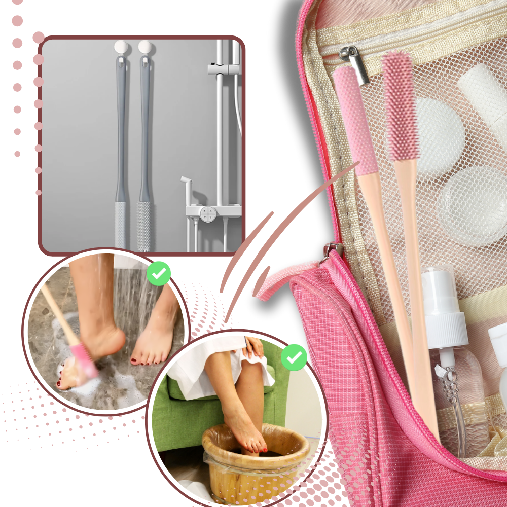 Brosse à pieds à poils souples