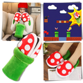 Pantoufles plante piranha de Mario en peluche