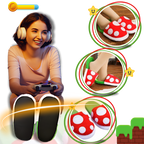 Pantoufles plante piranha de Mario en peluche