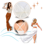 Top court à bordures en dentelle