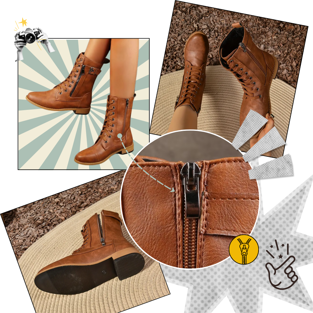 Bottes élégantes et antidérapantes