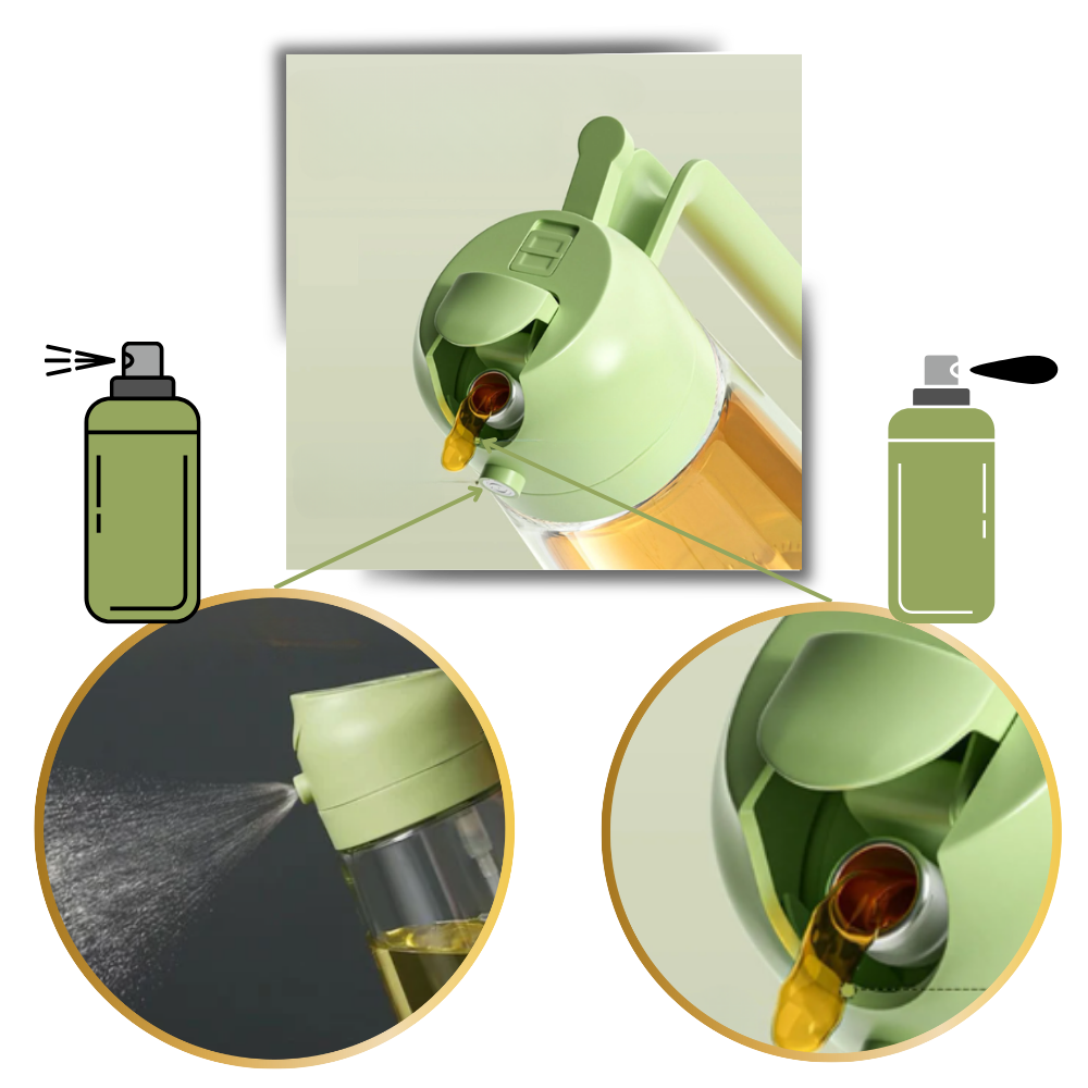 Pulvérisateur d'huile stylisé