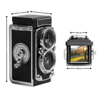 Appareil photo numérique TLR Vintage