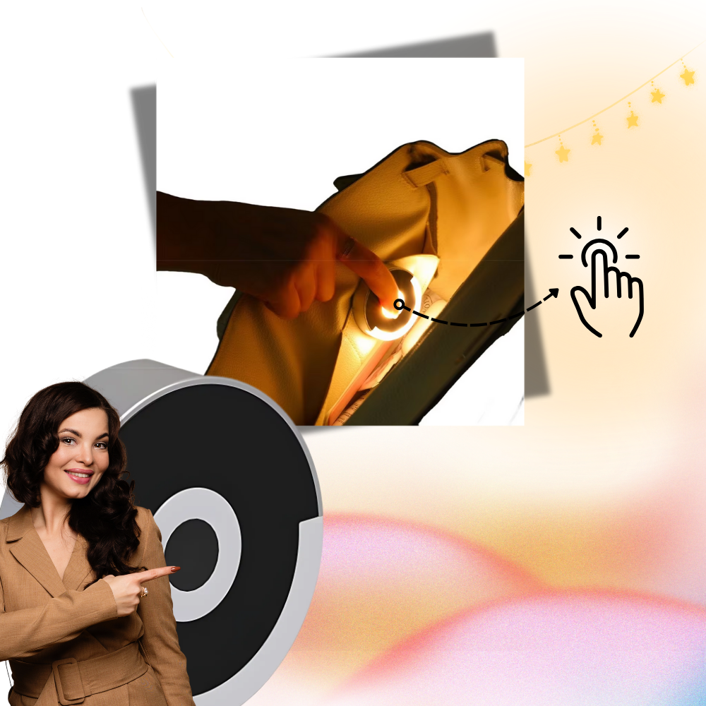 Lampe de sac à main tactile