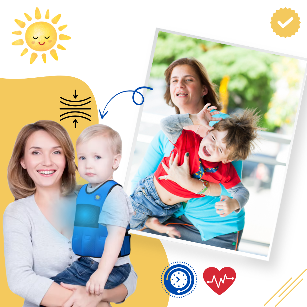 Gilet de compression sensorielle