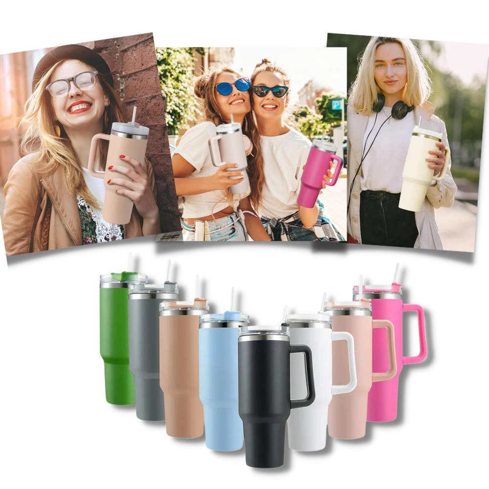 Mug Grande Capacité pour voiture avec Poignée