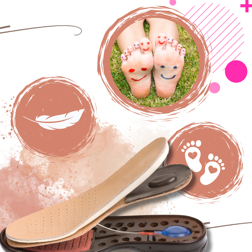 Baskets orthopédiques ultra fines à sensation pieds nus