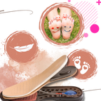 Baskets orthopédiques ultra fines à sensation pieds nus