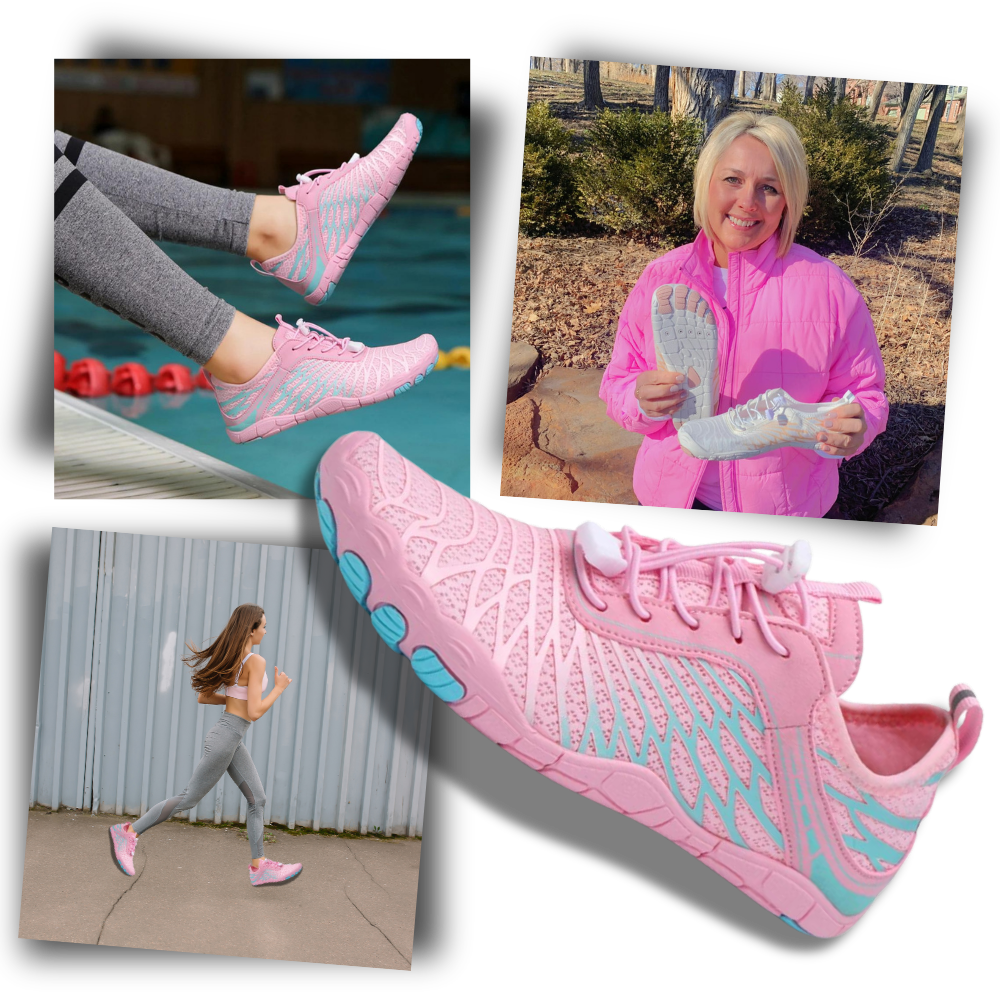 Baskets orthopédiques ultra fines à sensation pieds nus