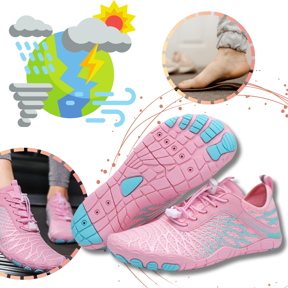 Baskets orthopédiques ultra fines à sensation pieds nus