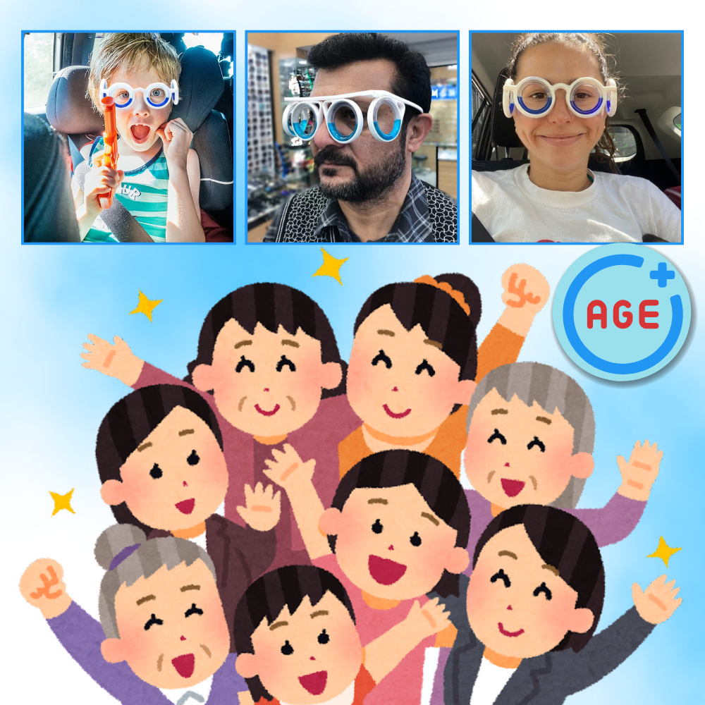 Lunettes anti mal des transports à ajustement universel