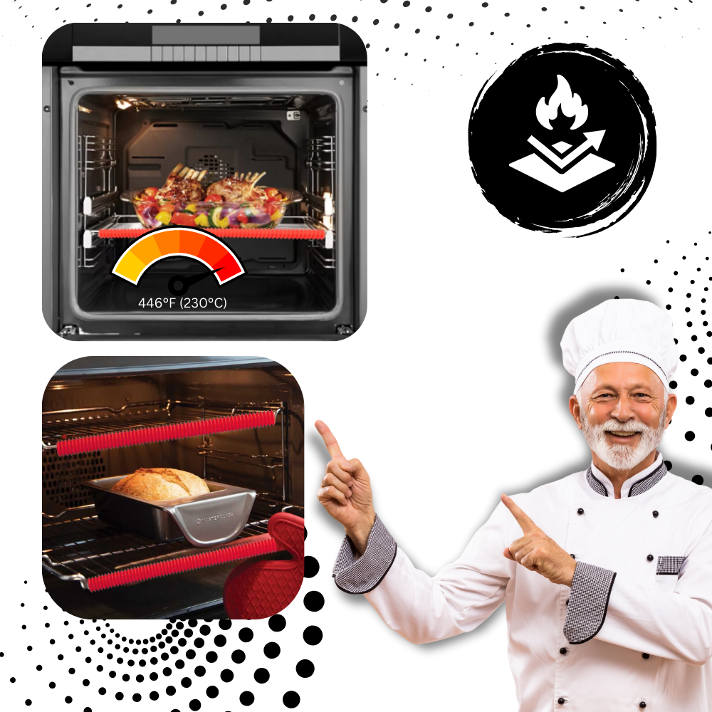 Protecteur universel de grille de four en silicone