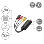 Adaptateur USB 2.0 pour la capture vidéo TV DVD VHS DVR