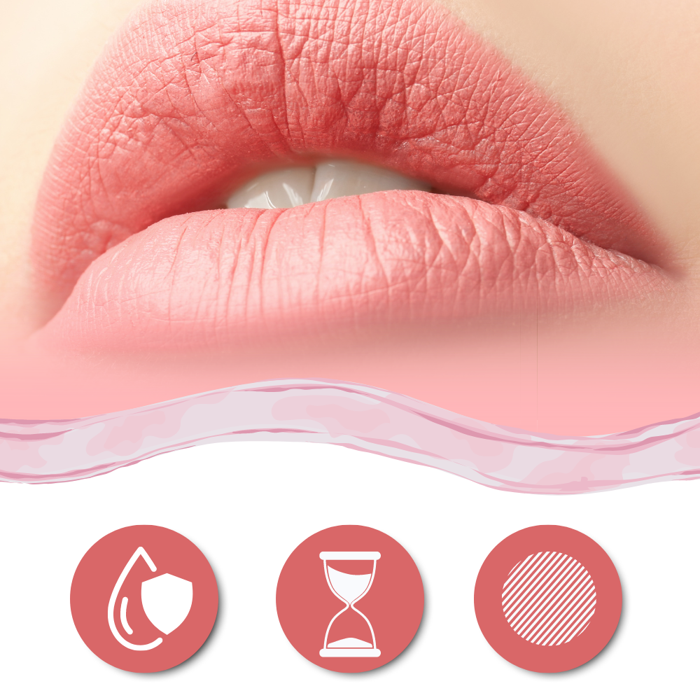 Rouge à lèvres paresseux au fini mat et velouté